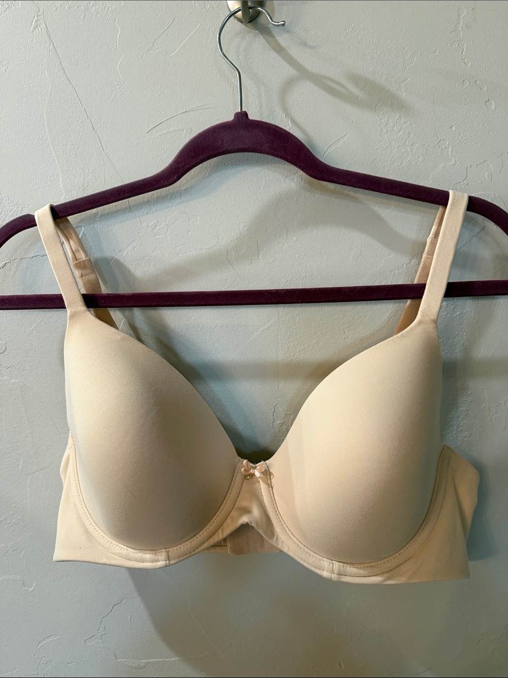 Soma Smooth Embraceable Full Coverage Nude T-Shirt Bra - Cream Size 36D